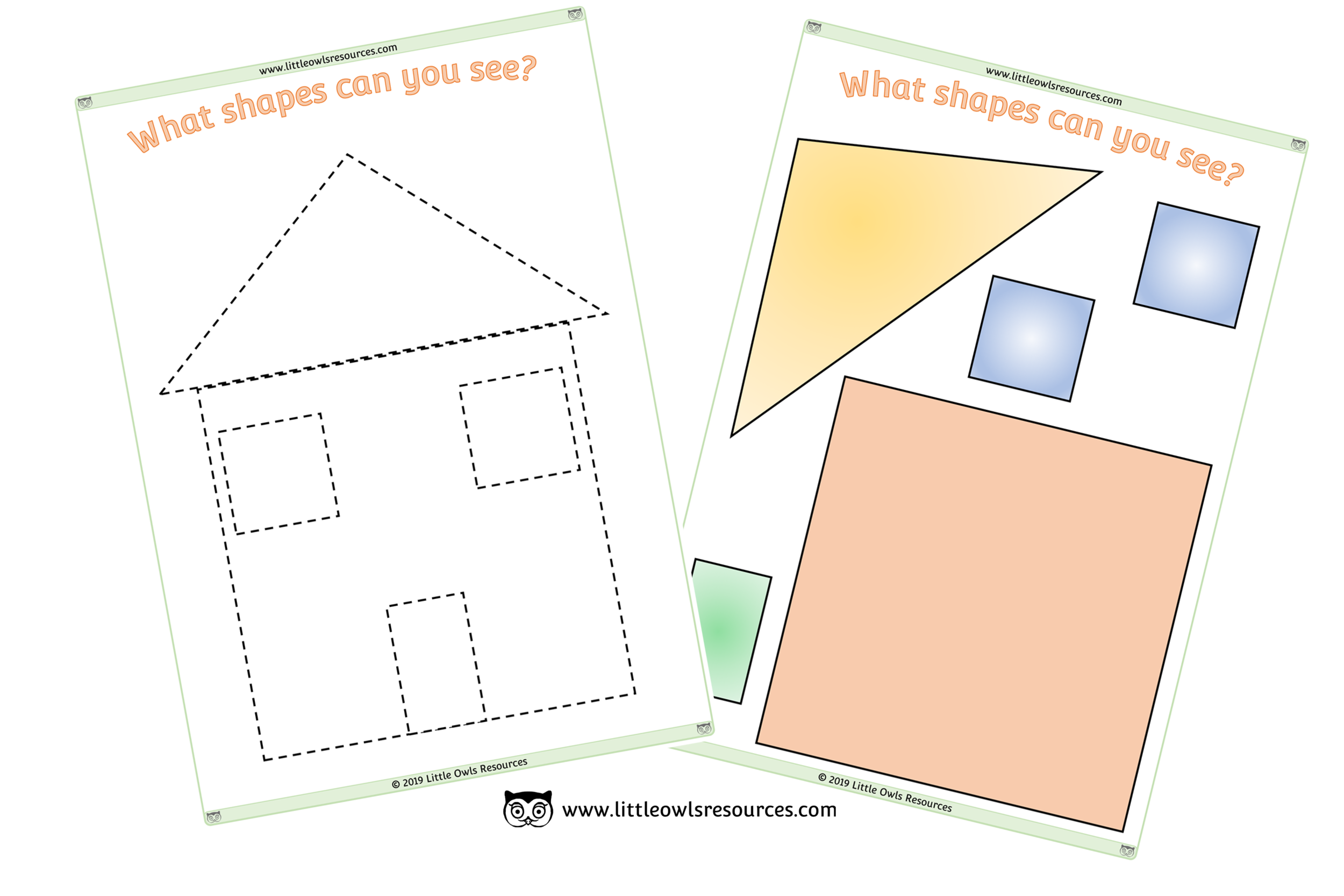 Shape Cut and Stick Pictures