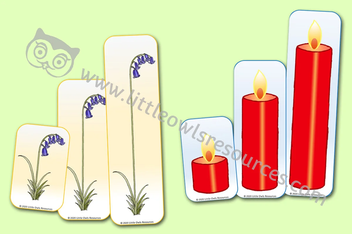 Tall, Taller, Tallest — Little Owls Resources FREE