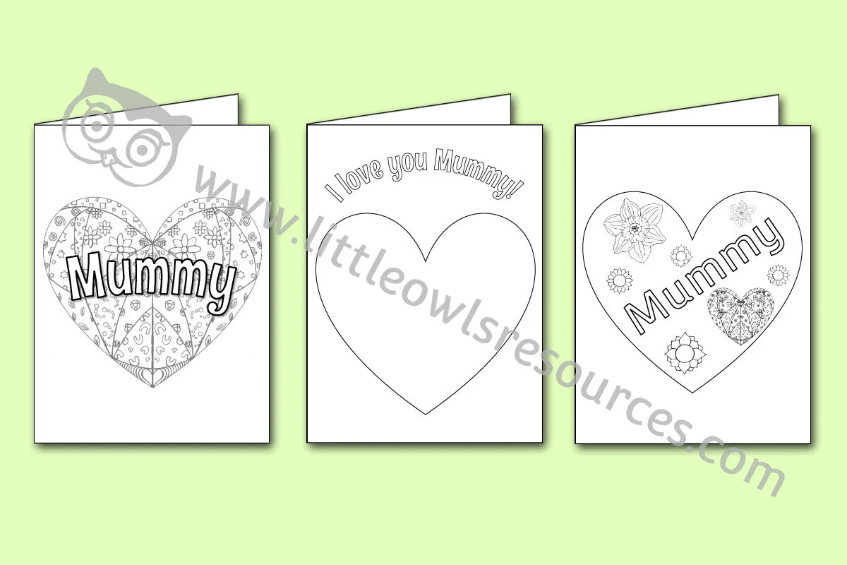mothers day cards eyfs