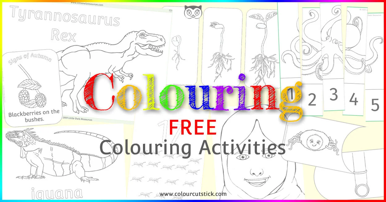 FREE Colouring Sheets Early Years (EYFS) Printable Resource — Little