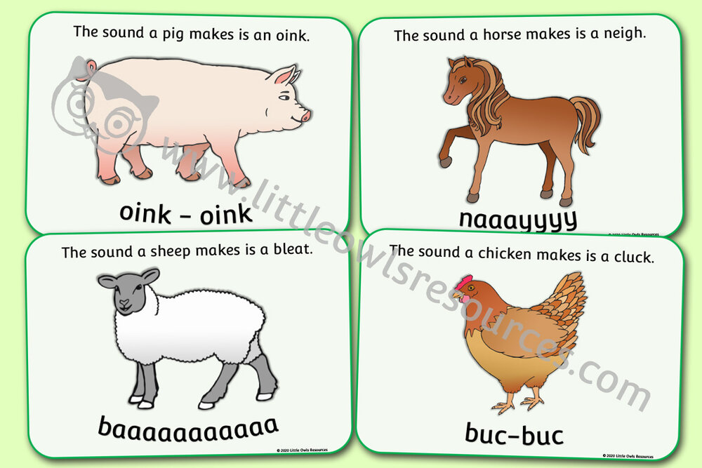 FREE Farm Animal Noises printable Early Years/EY (EYFS) resource/download —  Little Owls Resources - FREE
