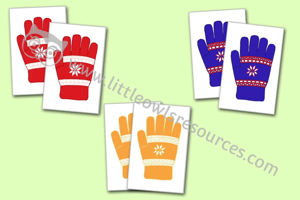 FREE Animal footprints in the snow printable Early Years/EY (EYFS