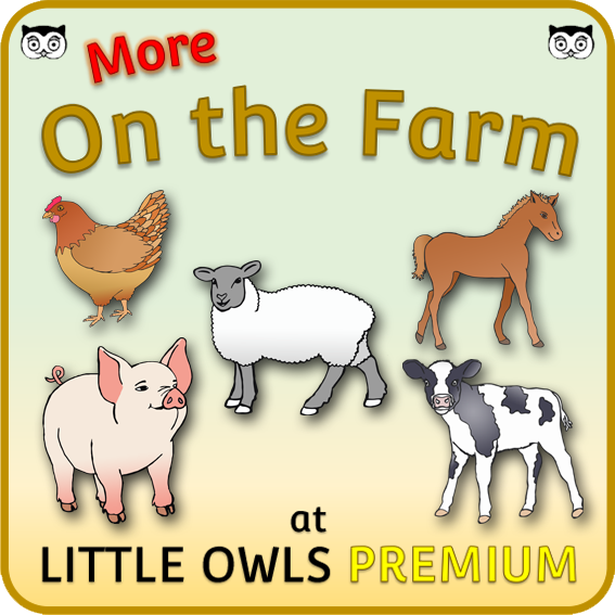FREE Farm Animal Pictogram printable Early Years/EY (EYFS)  resource/download — Little Owls Resources - FREE