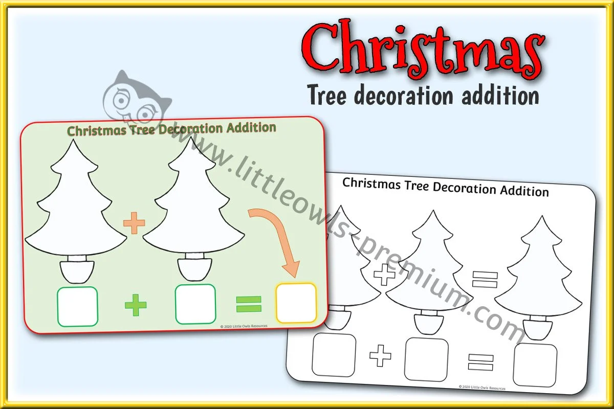 Free Christmas Printable Early Years/EY (EYFS) resources/downloads/ activities — Little Owls Resources - FREE