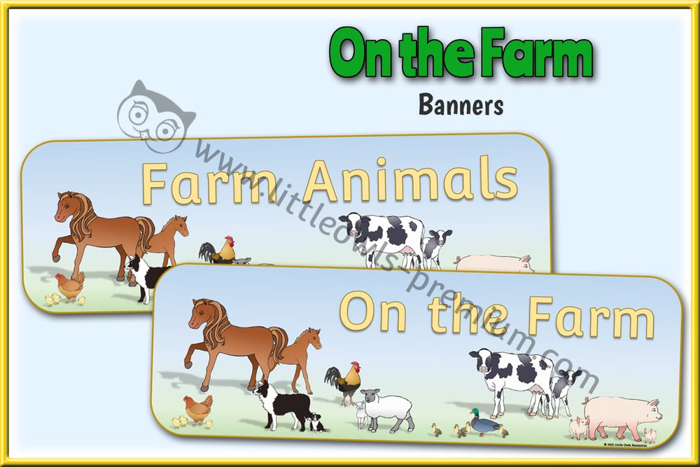 FREE Farm Animal Noises printable Early Years/EY (EYFS) resource/download —  Little Owls Resources - FREE