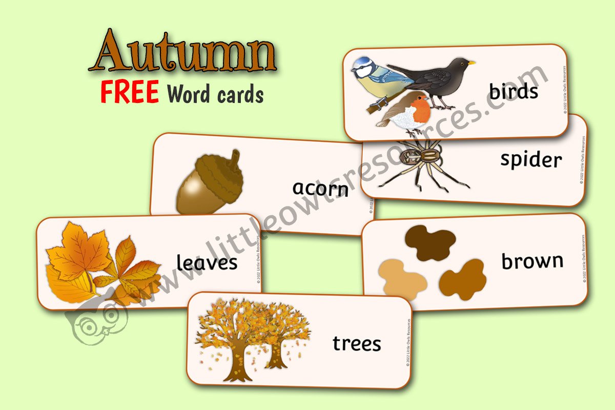 FREE Autumn/Fall printable Early Years/EYFS/preschool/childminder ...