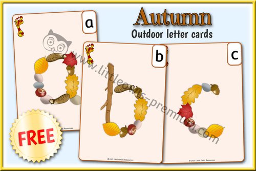 FREE Autumn Leaves Alphabet Early Years (EYFS) Printable Resource ...