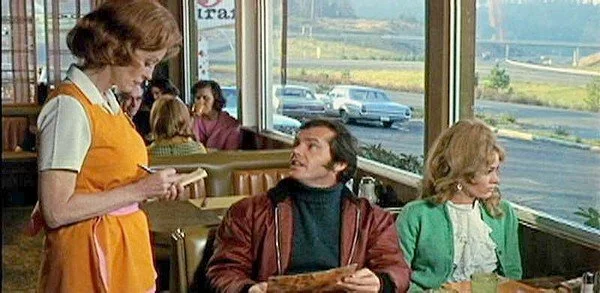 Scene from "Five Easy Pieces"