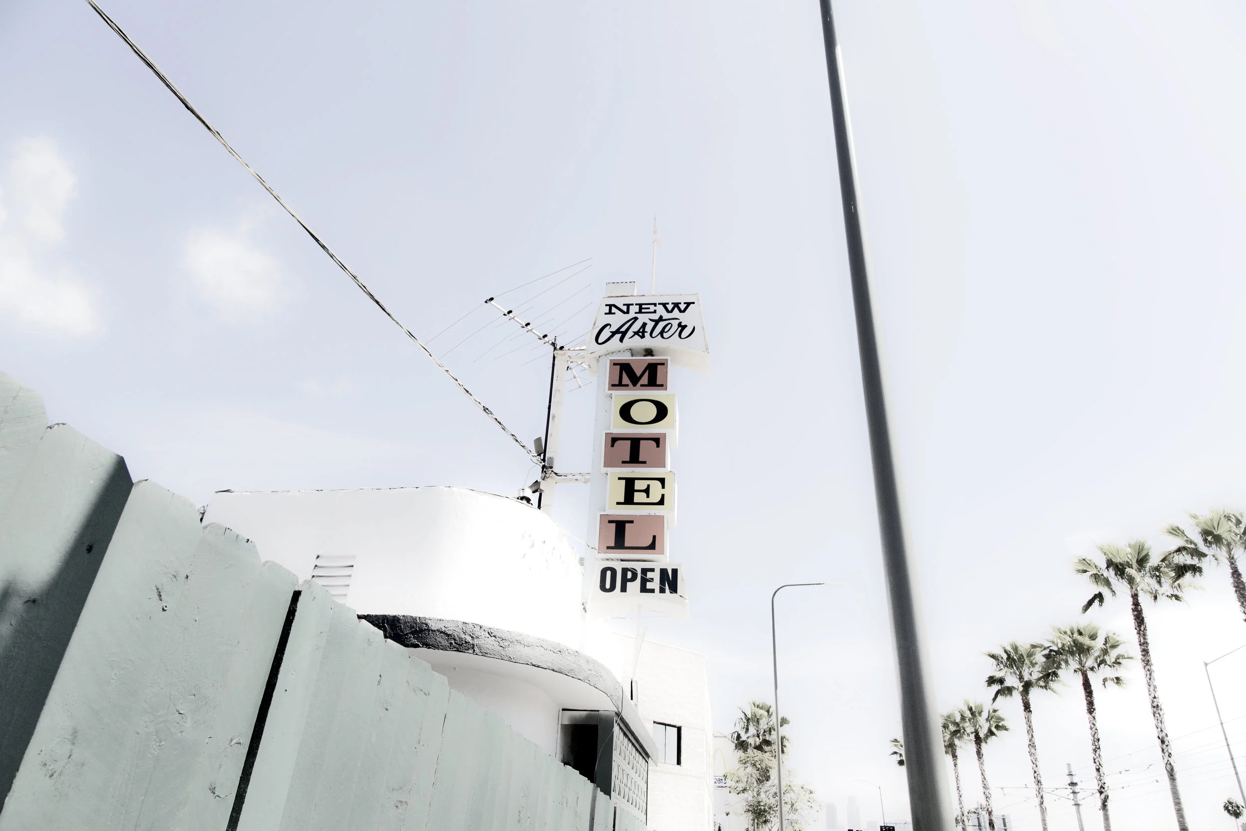 New Aster Motel - Los Angeles, California. Photograph by Candacy Taylor, 2016