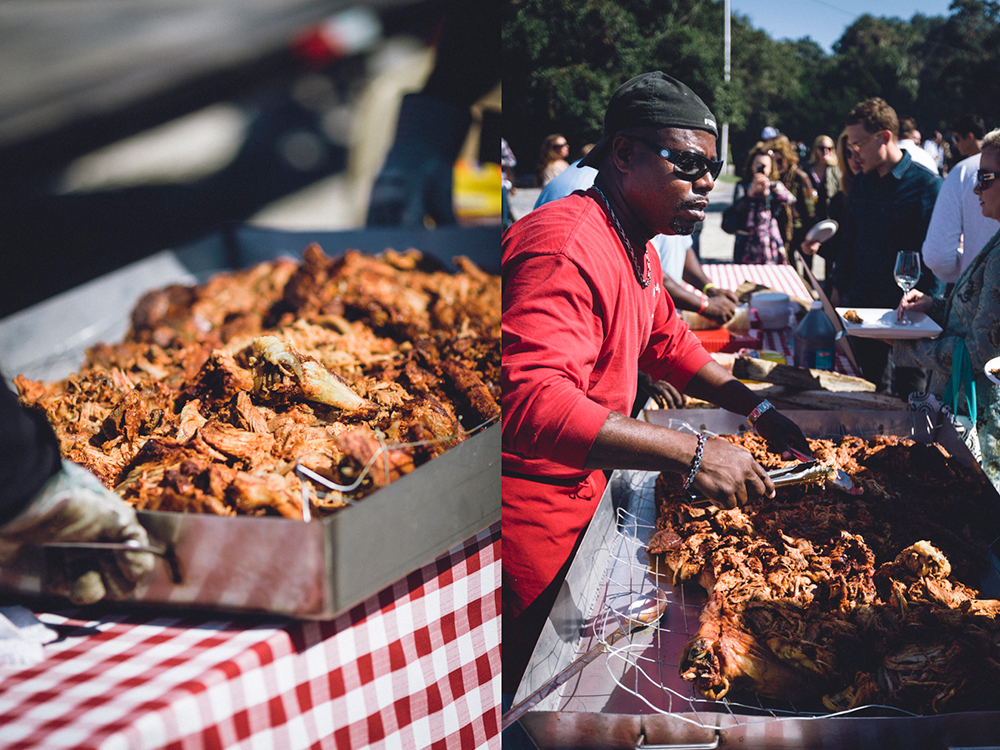 Rodney Scott of S cott's BBQ at Cook It Raw: BBQ Perspectives in Charleston, SC