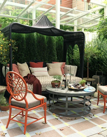 Thom Filica Show House Terrace, via House Beautiful