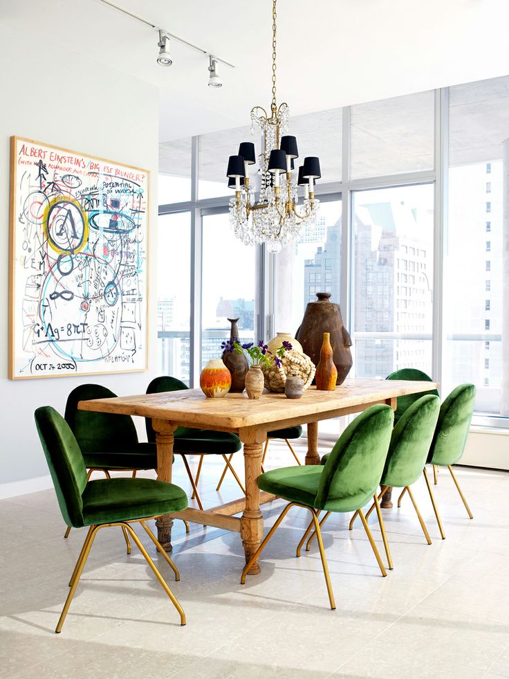 How To Pair A Dining Table And Chairs, Antique Dining Table With Modern Chairs