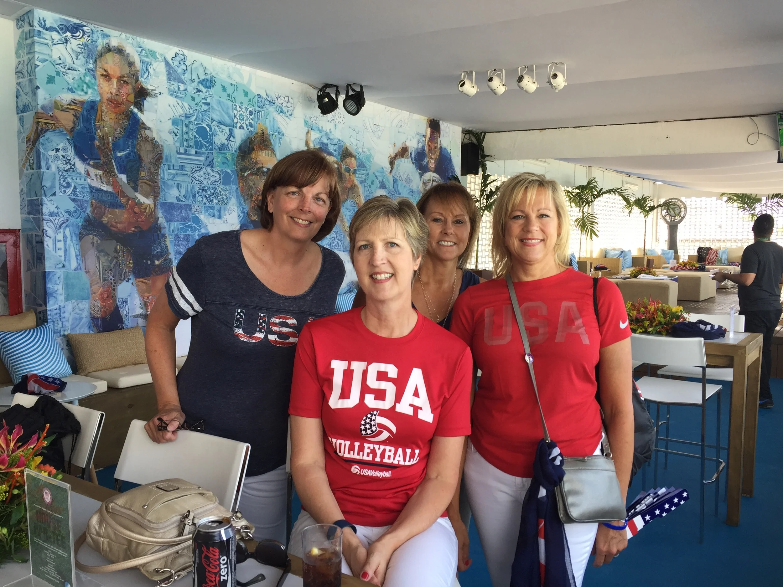 Moms and that at the USA House