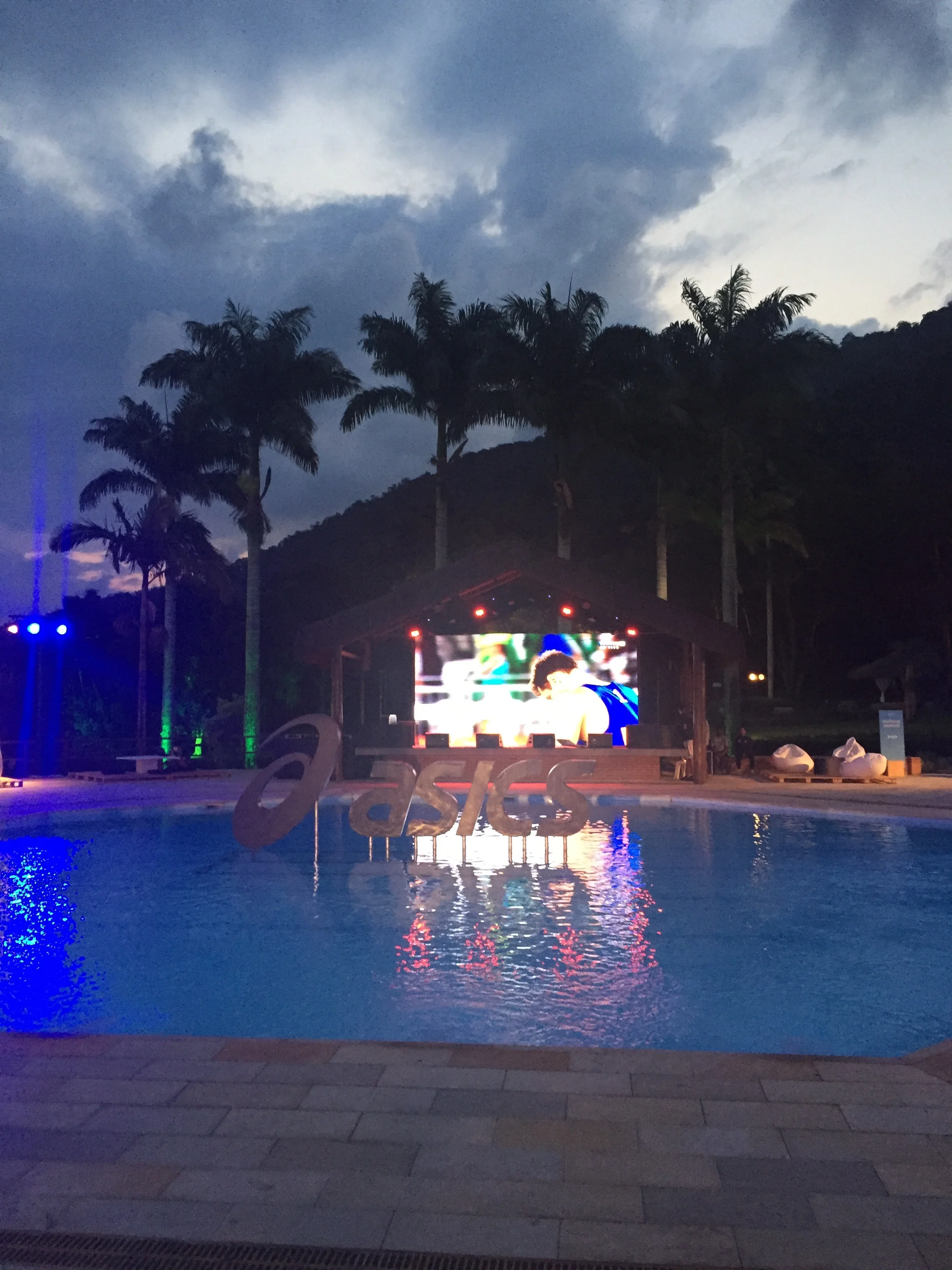 This night view picture doesn't actually do the real view justice!