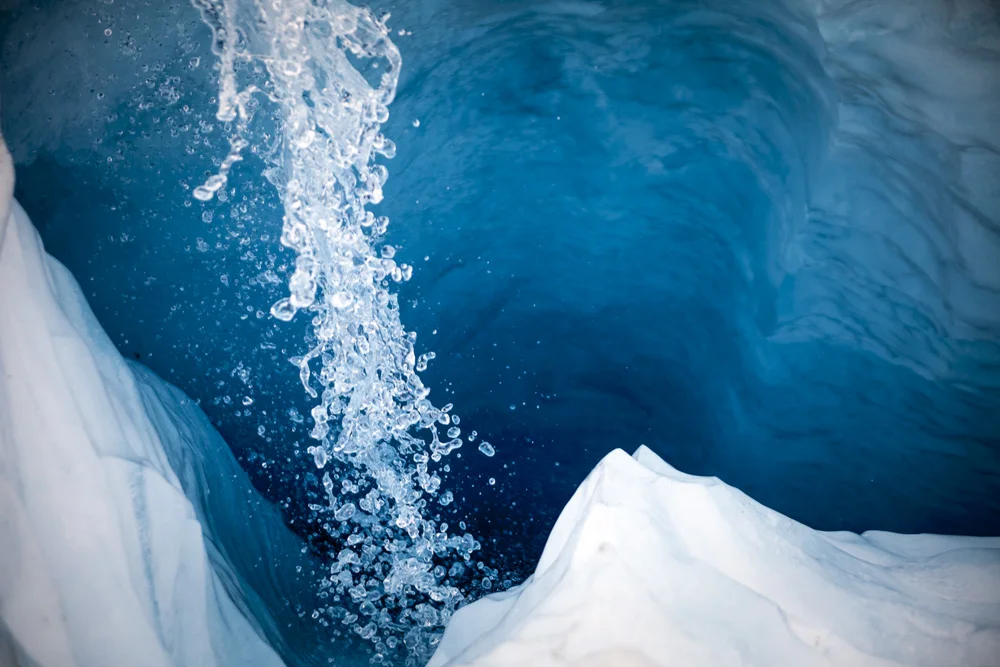 Meltwater Crevasse