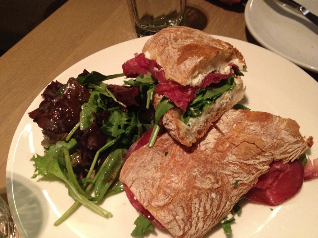 Bresaola Sandwich