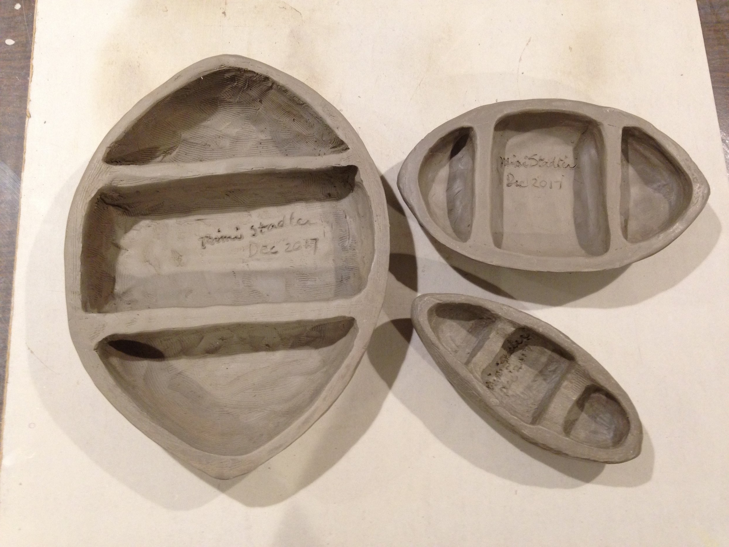 Forming Leaf-Shaped Hump Molds — Mimi Stadler Pottery