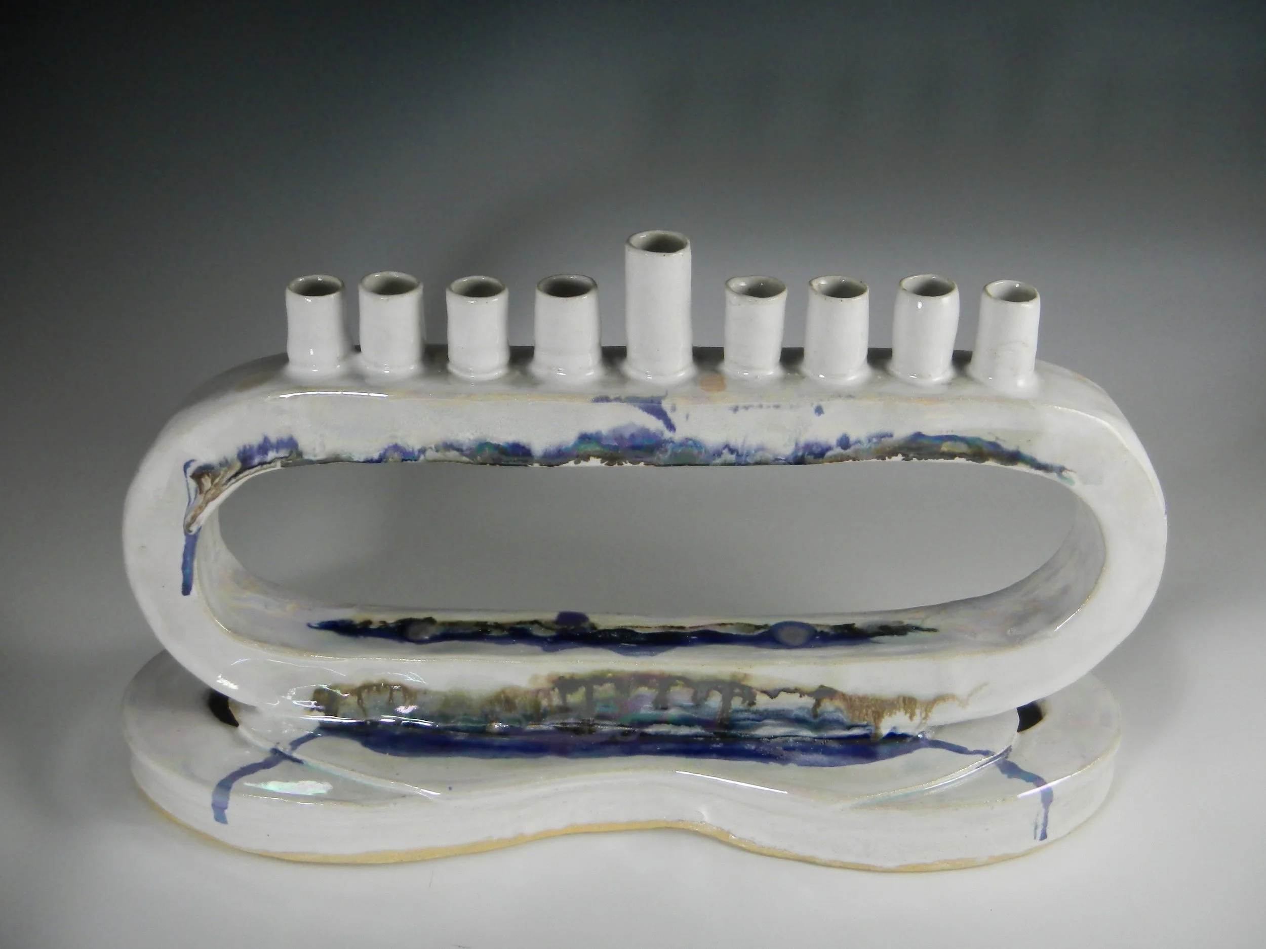 A year of Chanukah Menorahs