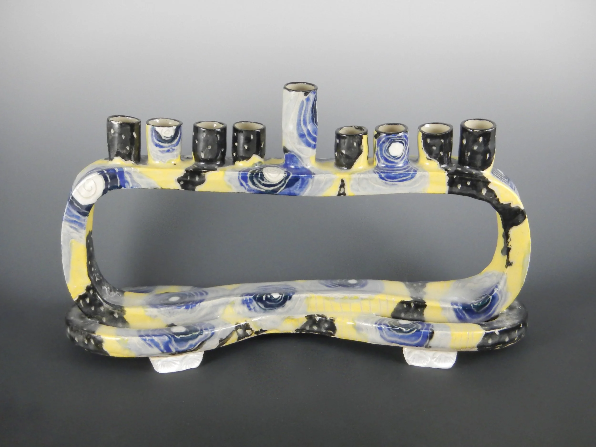 Starry Night Menorah
