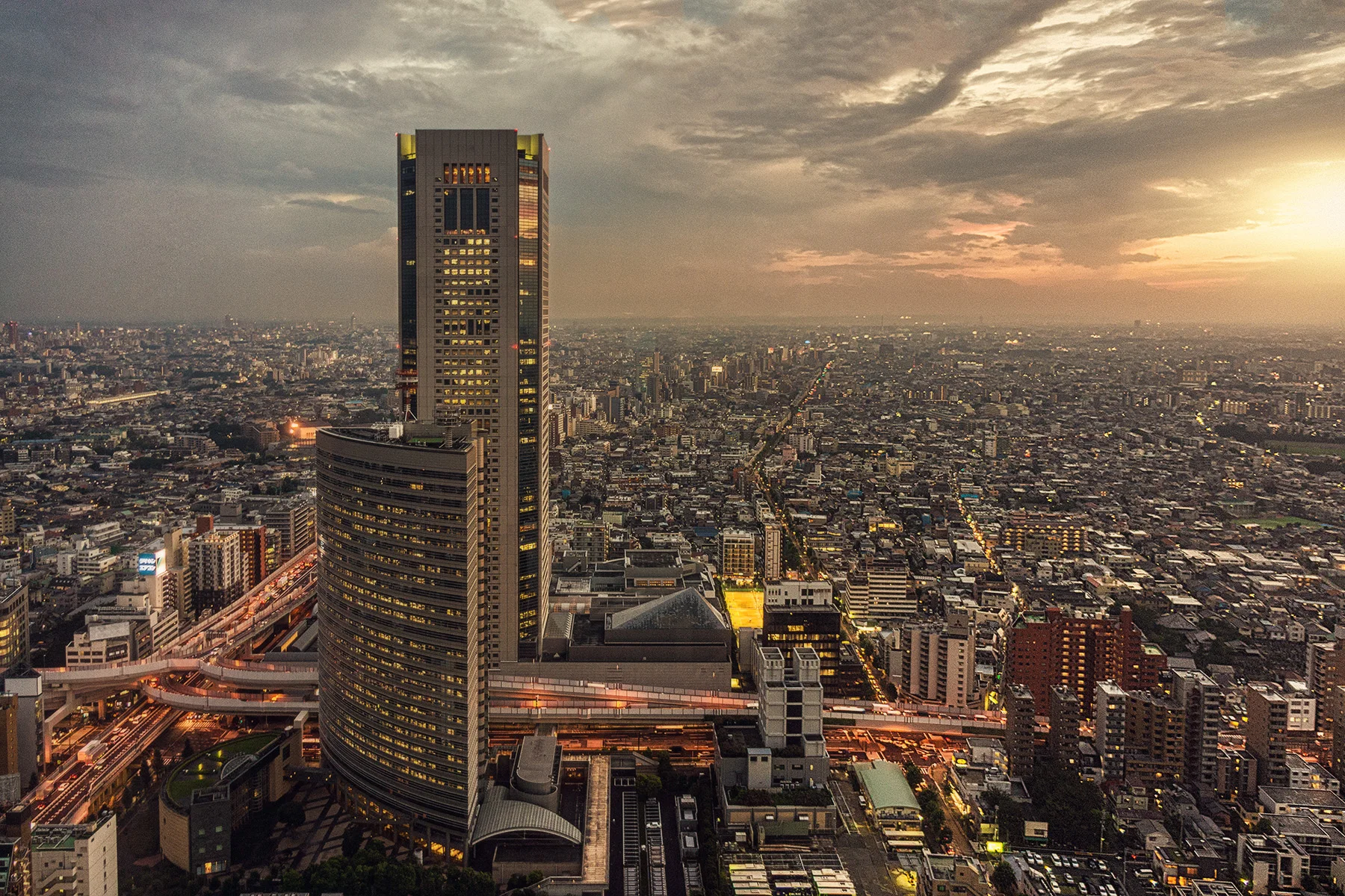 tokyo sunset