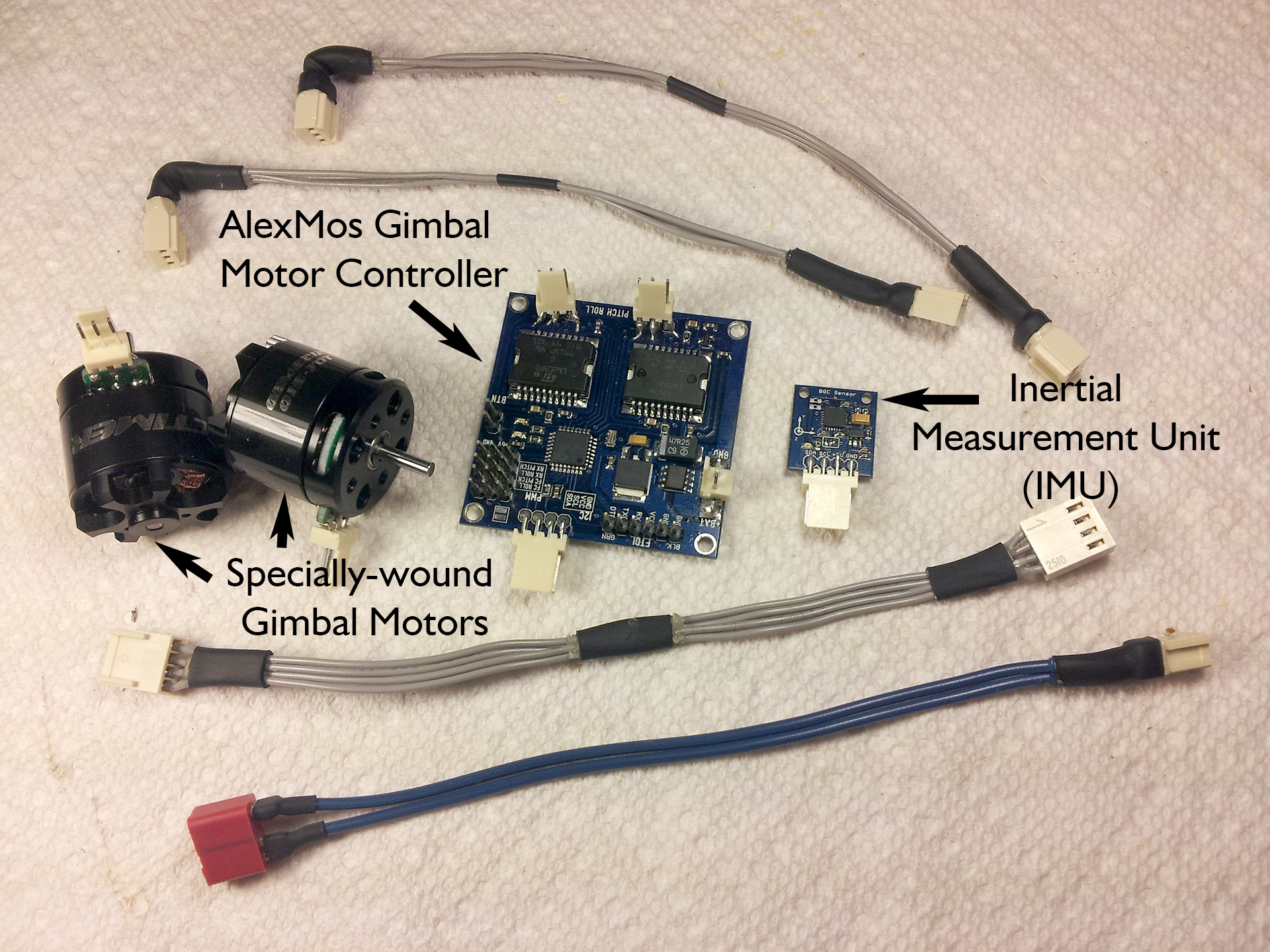 The guts of the brushless gimbal. This is where the magic happens. Now if I can only get my hands on more than ONE that works properly...