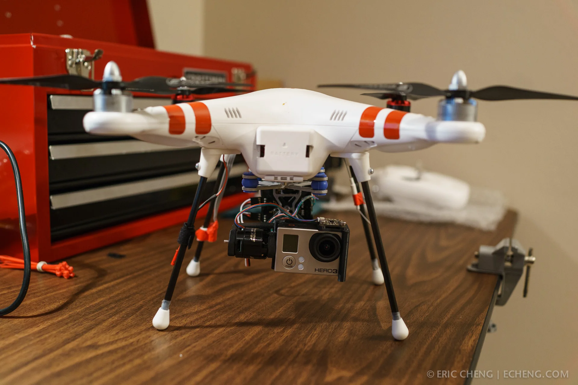 The Rotorpixel Gimbal Hero 3 is made specifically for the GoPro Hero3 camera