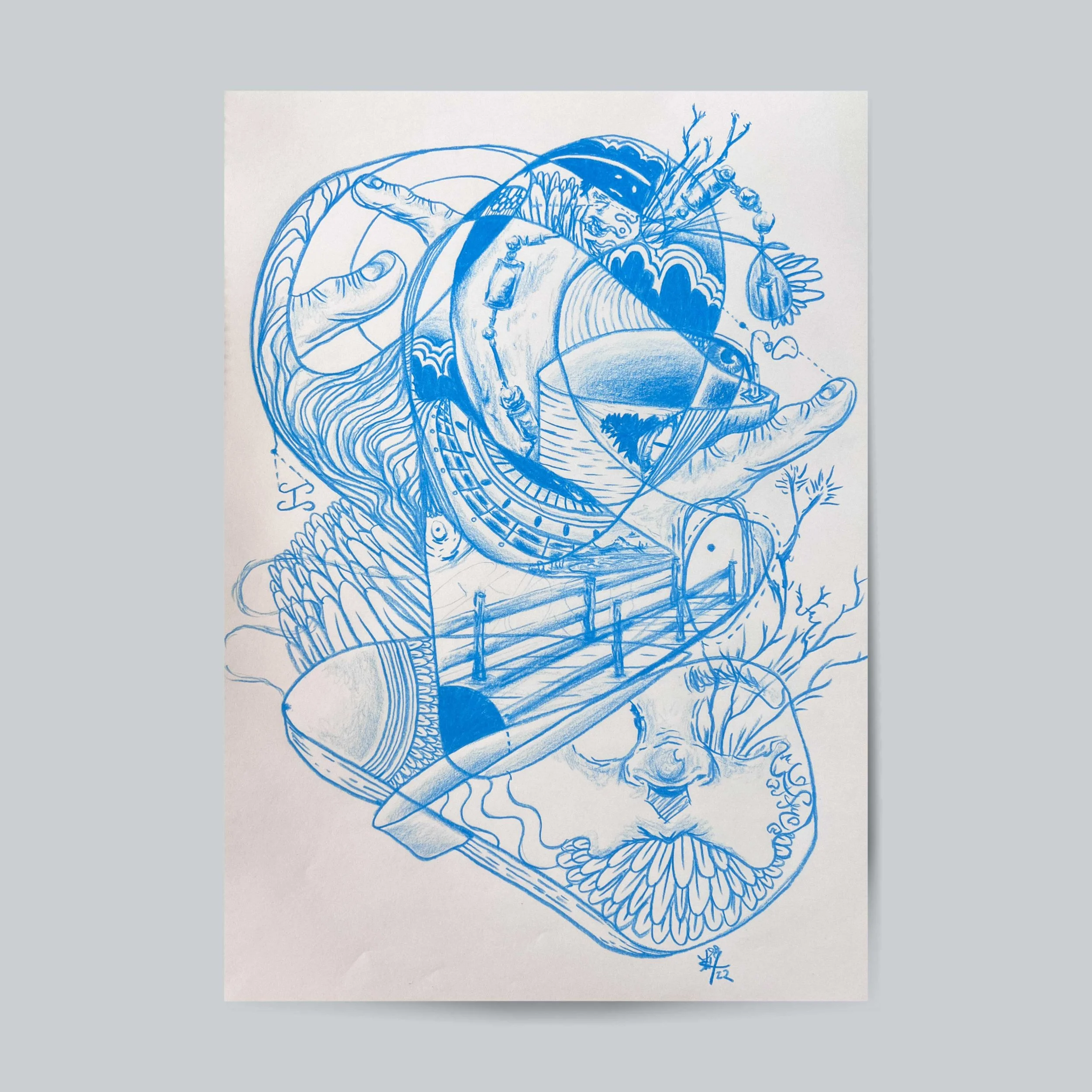 "A Word in Edgewise No. 2" 12" x 18" print