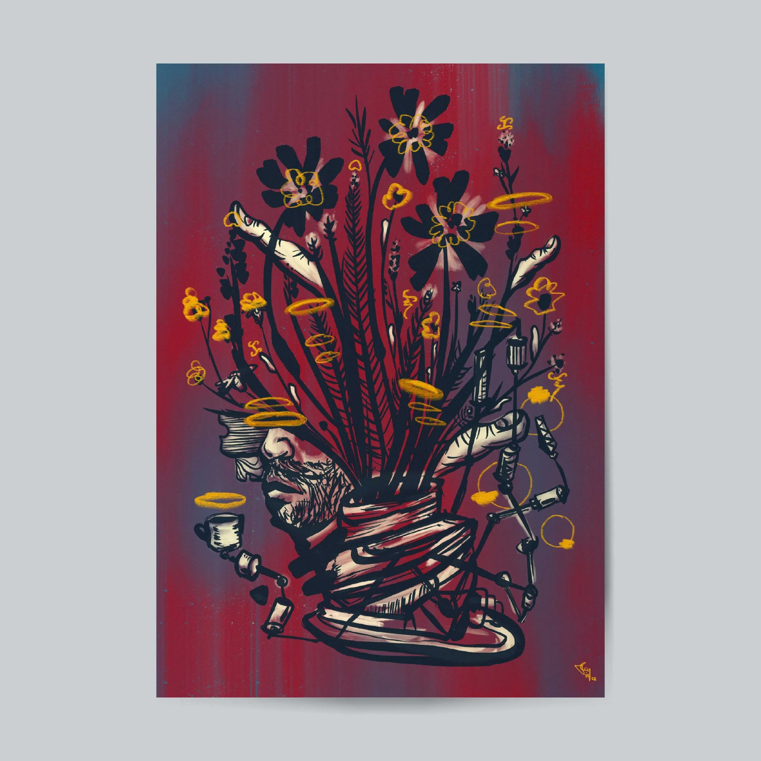 "If Only for a Spell " 12" x 18" print