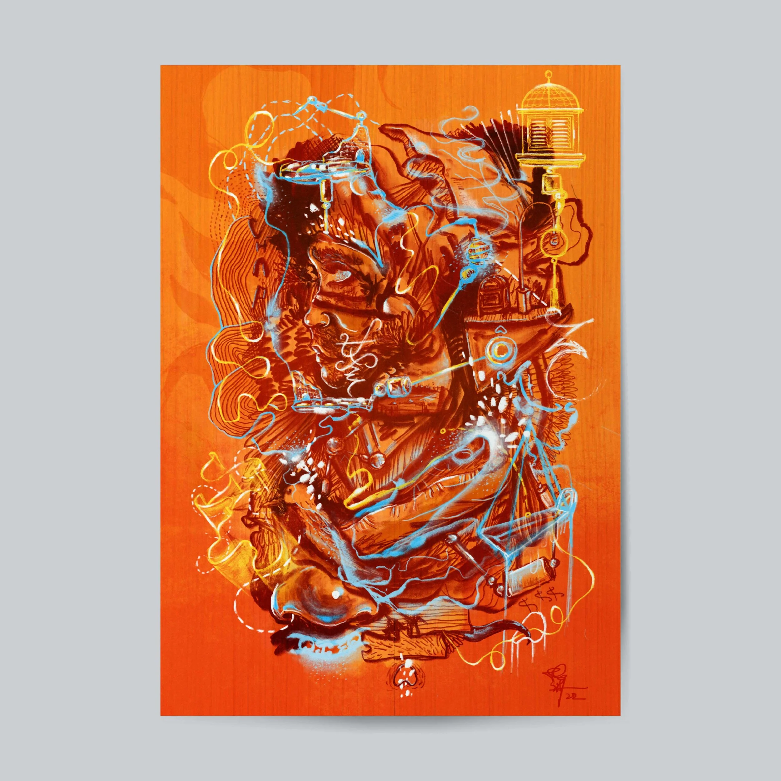 "As if By Magic" 12" x 18" print