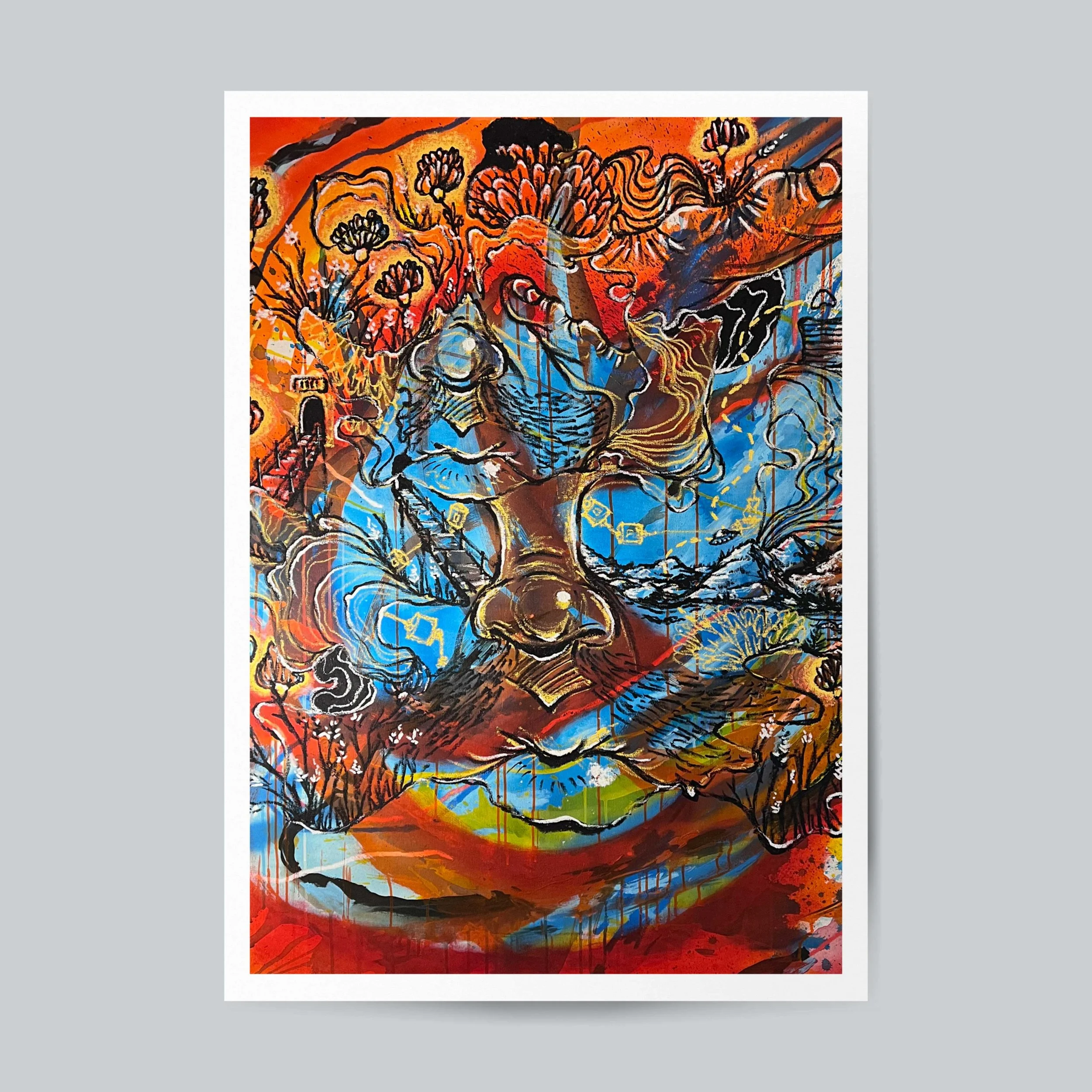 "The Weight of Multiplicity" 12" x 18" print