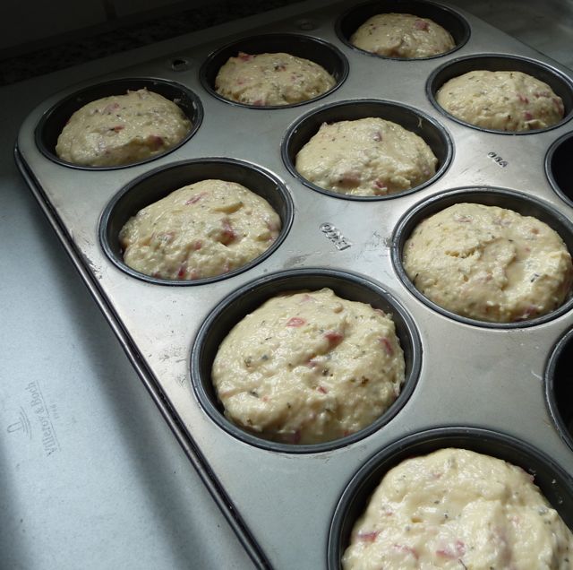 Herzhafte Pizzamuffins