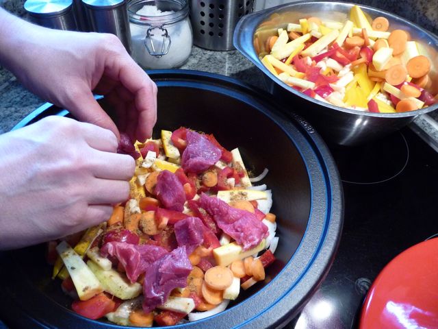 Monis Wintergemüse-Tajine mit Rind