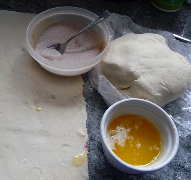 Zum Sonntag gibt es Schwedische Zimtschnecken