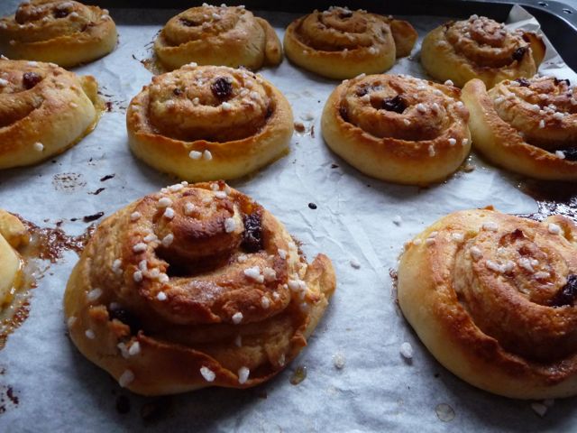 Zum Sonntag gibt es Schwedische Zimtschnecken