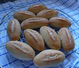 Brötchen mit kalt geführtem Hefeteig
