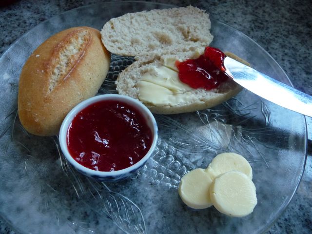 Brötchen mit kalt geführtem Hefeteig
