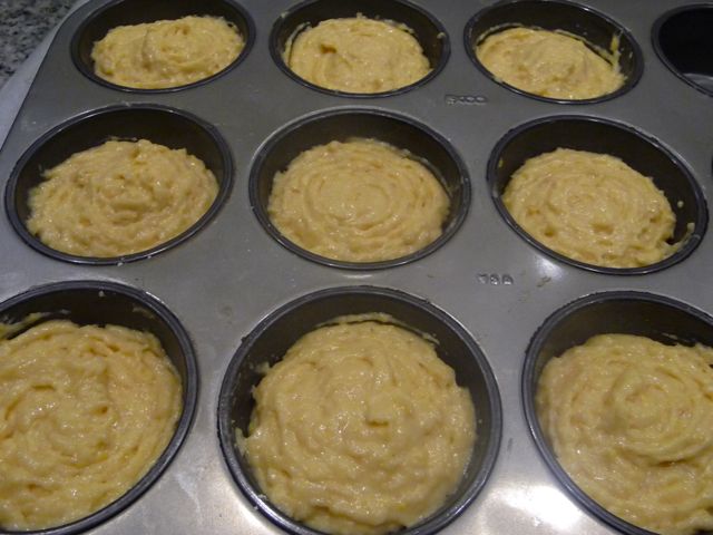 Quittenmusmuffins mit Honig-Mandelkruste