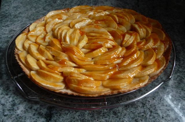 Französische Apfeltarte
