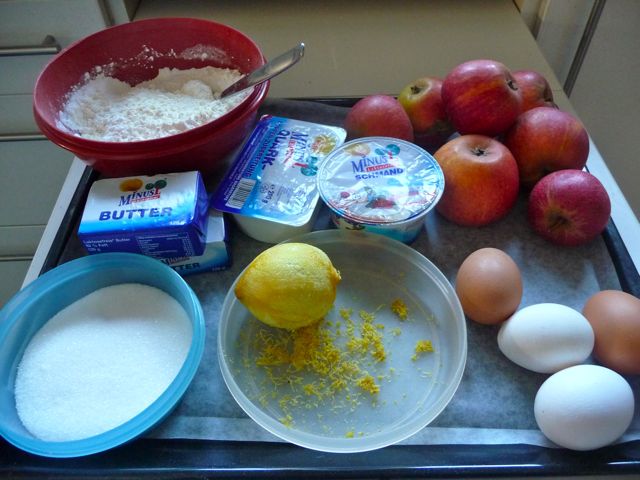 Apfel-Blechkuchen