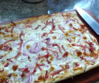 Elsässer Flammkuchen