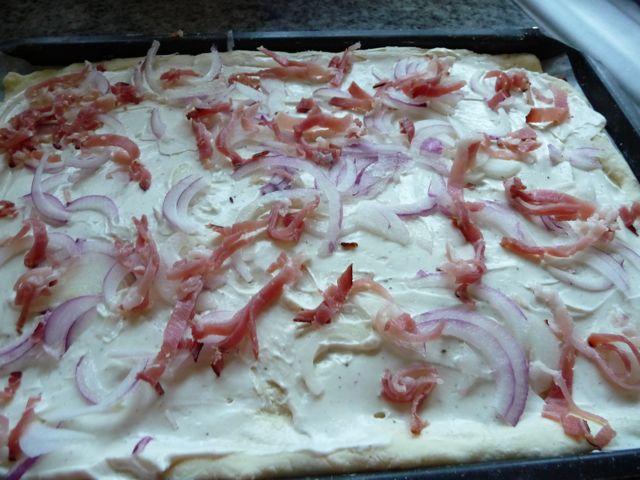 Elsässer Flammkuchen