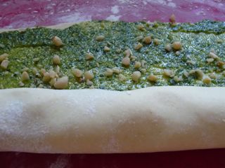 Pestoschnecken zum Aperitif