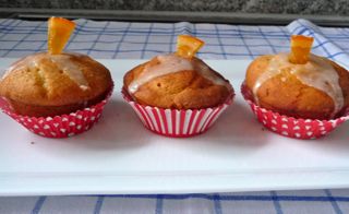 Saftige Orangenmuffins