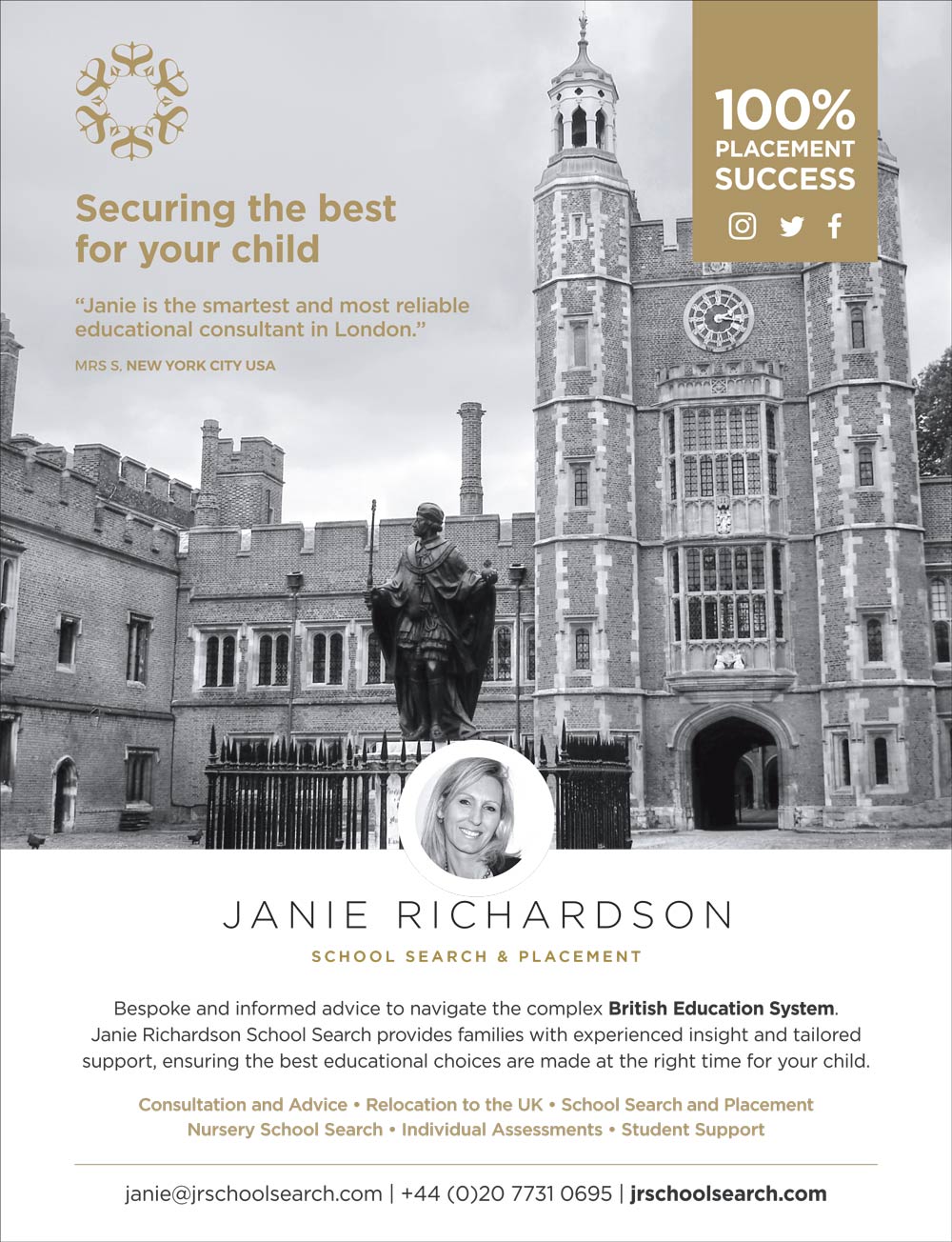 JR School Search Expat Event Directory Listing / London UK