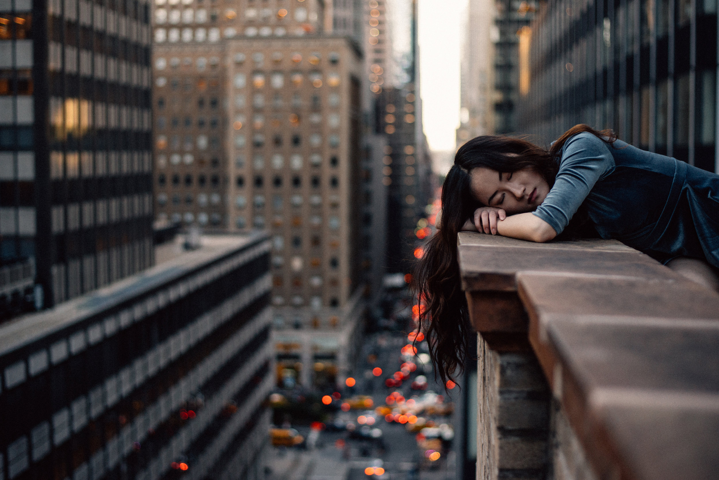   Verna came with me on this crazy tour of New York City where we ended up sneaking onto a rooftop and resulting in this amazing photo  