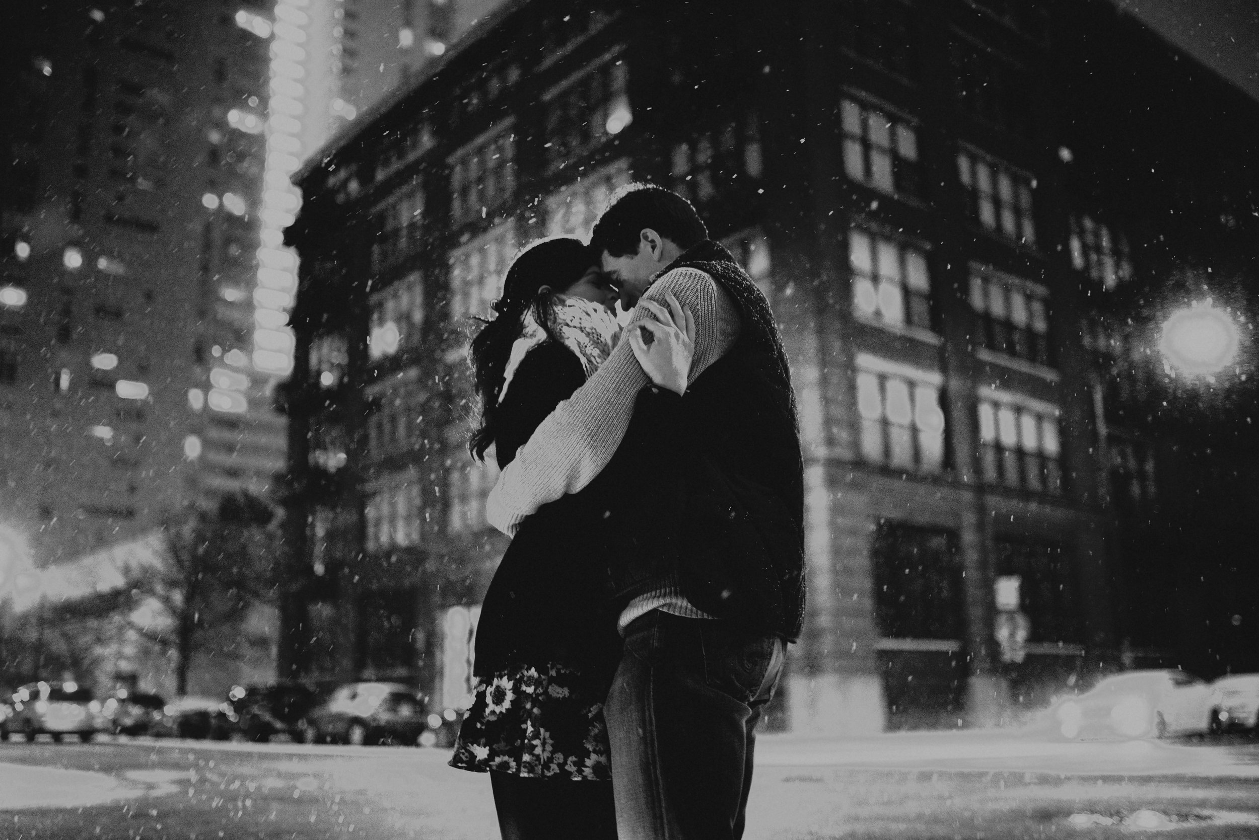  This couple in the snow was truly one of my favorites from Chicago. I love traveling so if you or someone you know just got engaged, send them my way! 