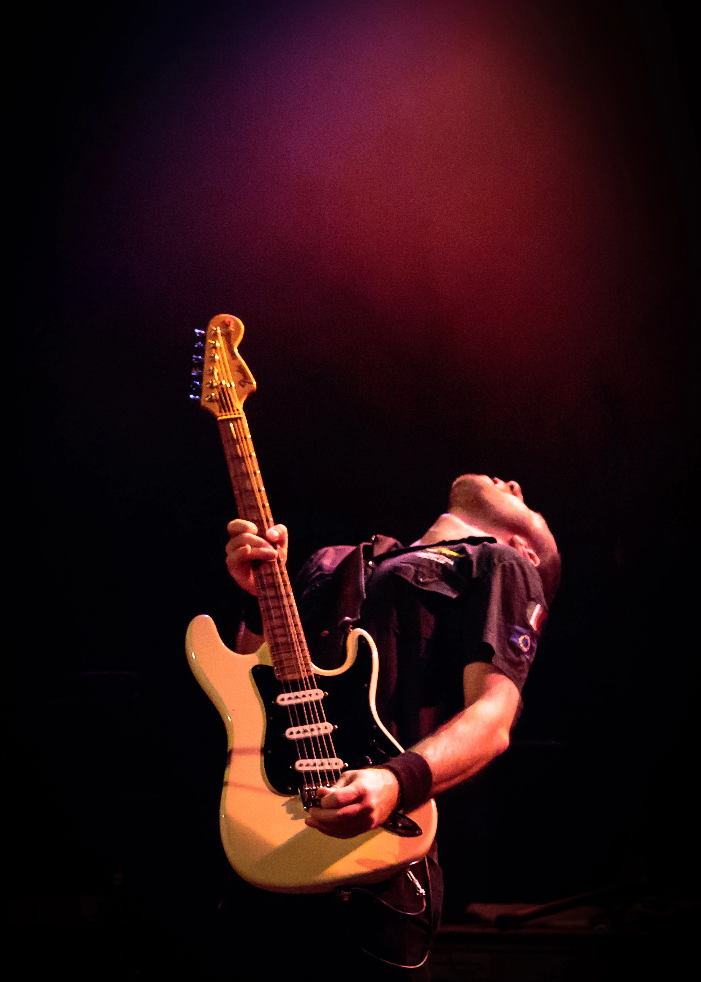 Performing live at the TLA. Photo by Mike Rieder.
