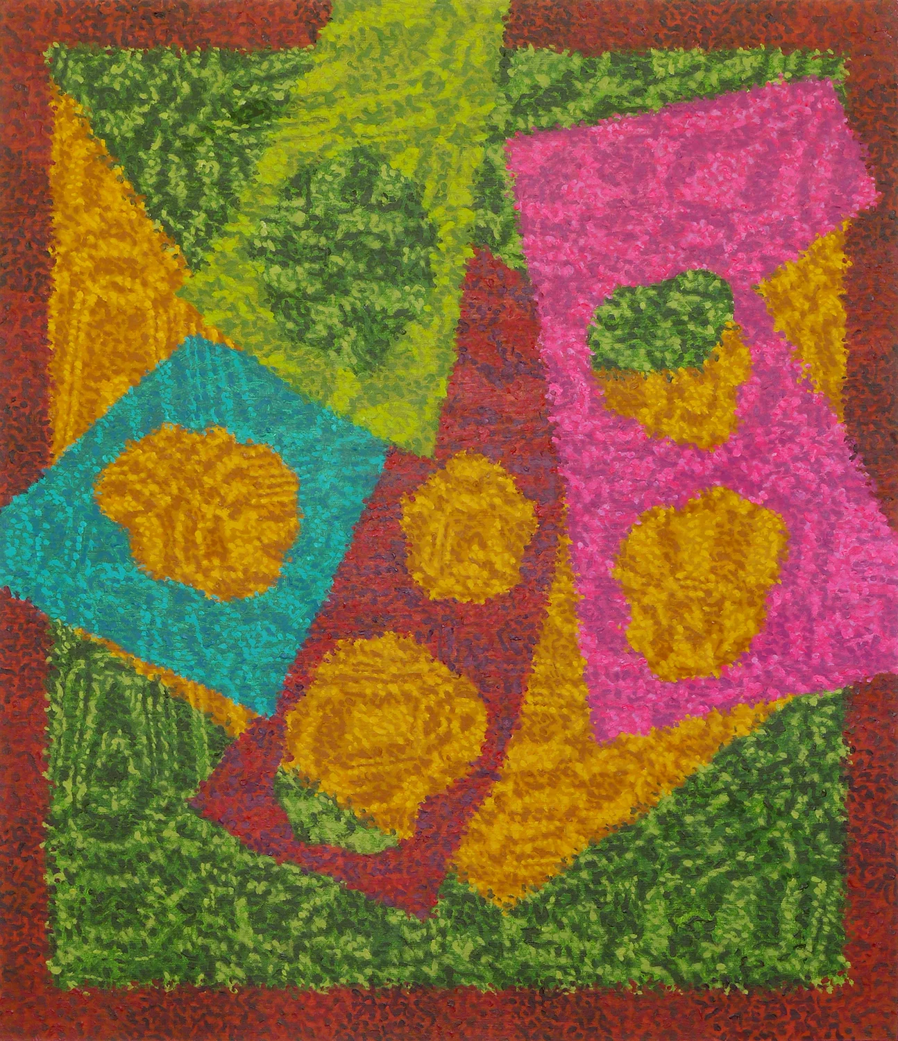  Dat Rosa (BFP 220), 2015. Oil on linen. 30 x 26 inches.