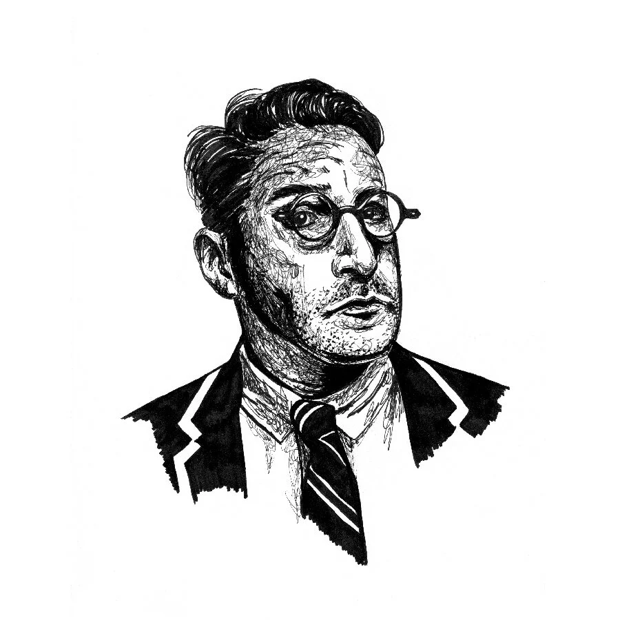 Chip Kidd Line Drawing