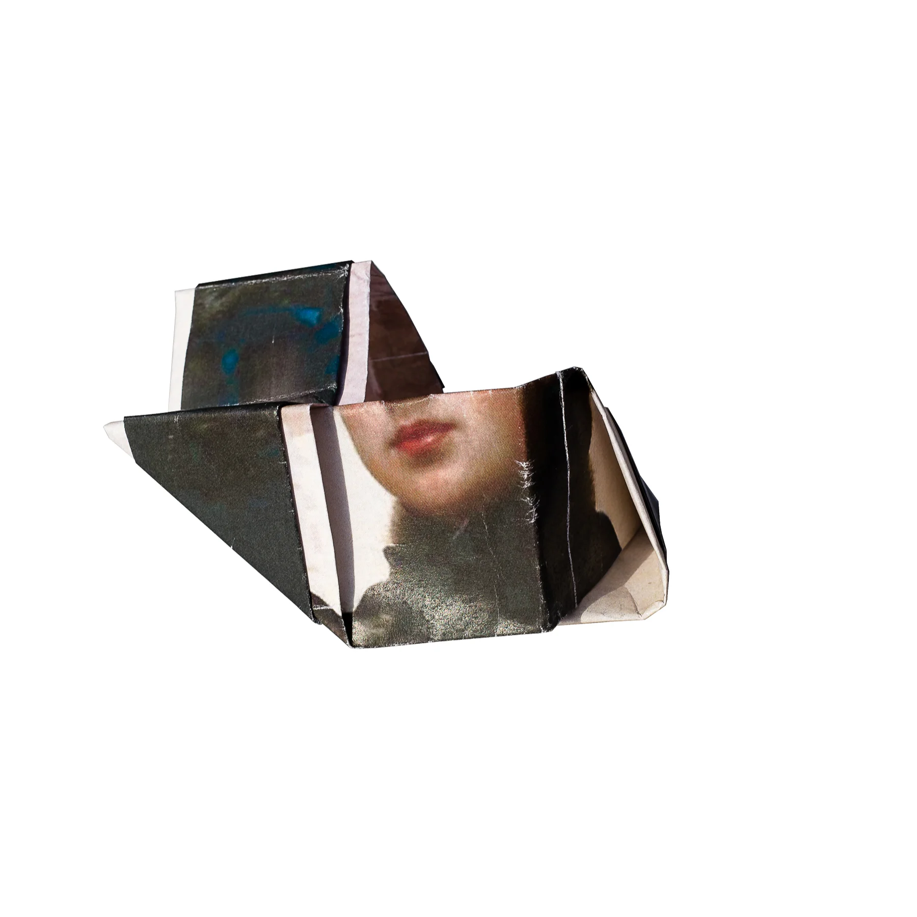 portrait of an unknown woman with folds
